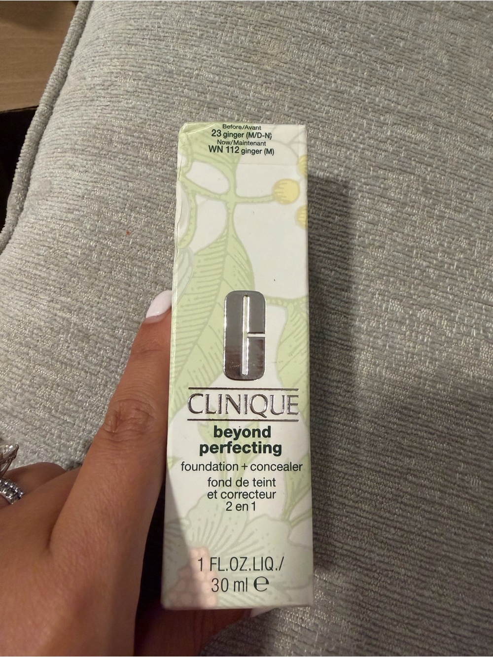 Clinique Beyond Perfecting Foundation + Concealer 2-in-1 WN 112 Ginger
